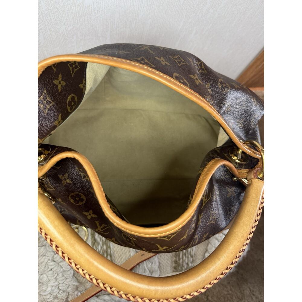 Louis Vuitton Artsy NV MM Monogram M44869 + LV Strap Box Dust Bag Receipt - Picture 11 of 16